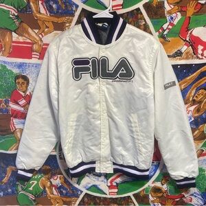Vintage FILA Satin Bomber Jacket